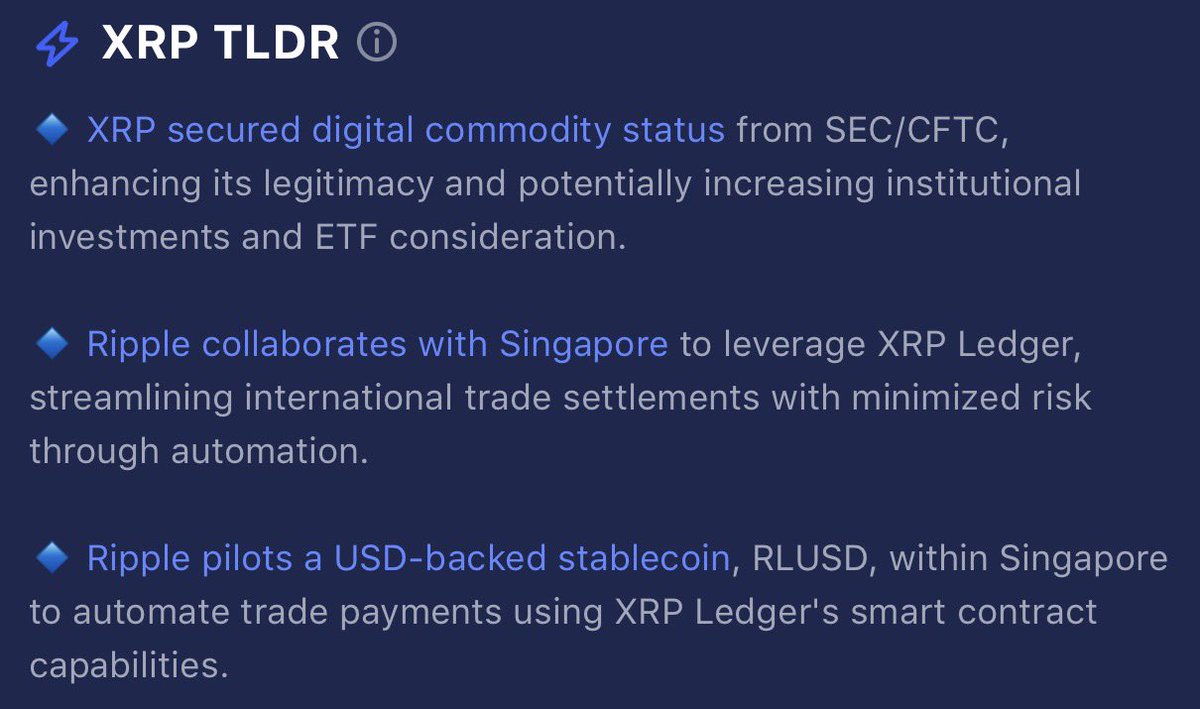 XrpUdate's tweet photo. 🟢 $XRP DAILY UPDATE 🟢👇🏼 https://t.co/xetnpRnb2n