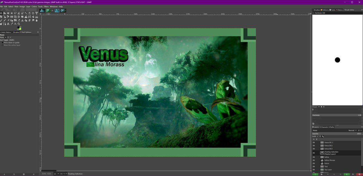 TheDaBombs's tweet photo. A few pictures of the in-progress work I put into editing the 2 postcards: https://t.co/dquBHkEczZ