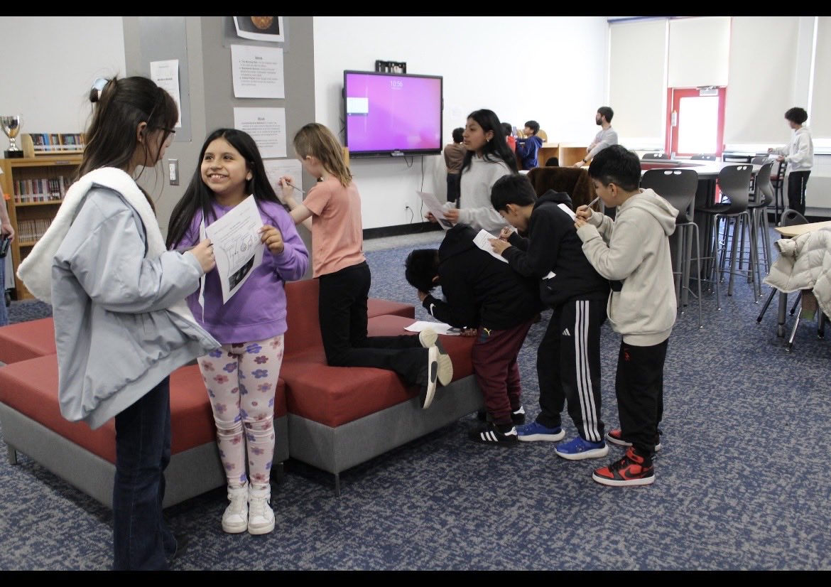 DrJFerris's tweet photo. We loved welcoming Hillcrest to PHS this Tues &amp; Wed! Students enjoyed the planetarium show, library enrichment activities, &amp; tour of our STEAM Center.  All led by our amazing Science National Honor Society students. Students learning from and inspiring each other! https://t.co/D6bsCcmNAo