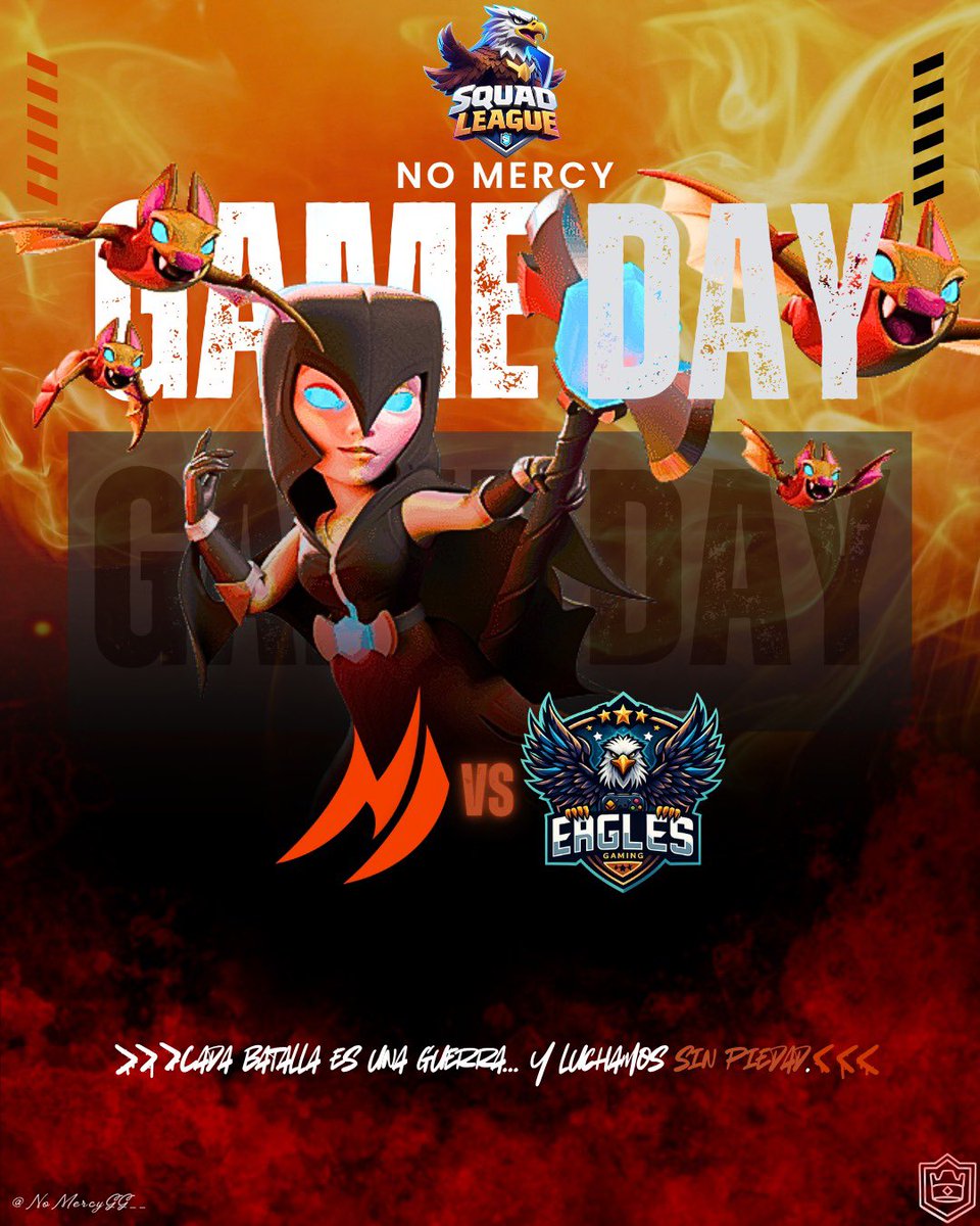 NoMercyGG__'s tweet photo. ‼️MatchDay • #NoMercy
Hoy tenemos partido importante en la squad league edición premium.
🏆 @SquadLeagueCR
🆚 @EaglesGamingCR
📍 8vos
⏰ 14:00🇲🇽
#GoNoMercy⚡️ https://t.co/uq8WBx89SQ