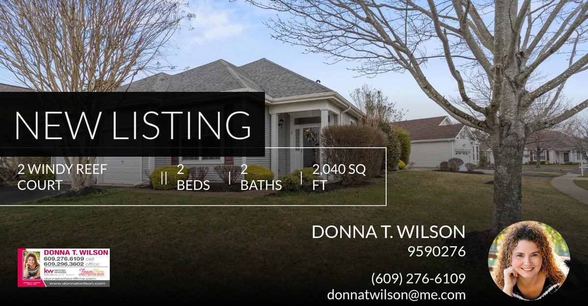 donnatwilson's tweet photo. 📍 New Listing 📍 Take a look at this fantastic new property that just hit the market located at 2 Windy Reef Court in Barnegat. Reach out here or at (609) 276-6109 for more information https://t.co/KfPW21R2er https://t.co/OcQBsWLN5y