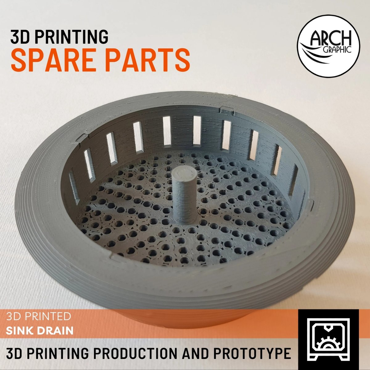 3d_archgraphic's tweet image. 🚿🔧 Lost a spare part? We'll print it! 💡 Custom 3D printed sink drain — precise fit, fast delivery &amp;amp; ready to install! ✅🖨️ Problem solved! 💪
#3DPrinting #SpareParts #SinkDrain #ArchGraphic #3DPrinted #PrintOnDemand #UAE #Dubai #HomeRepair #prototype