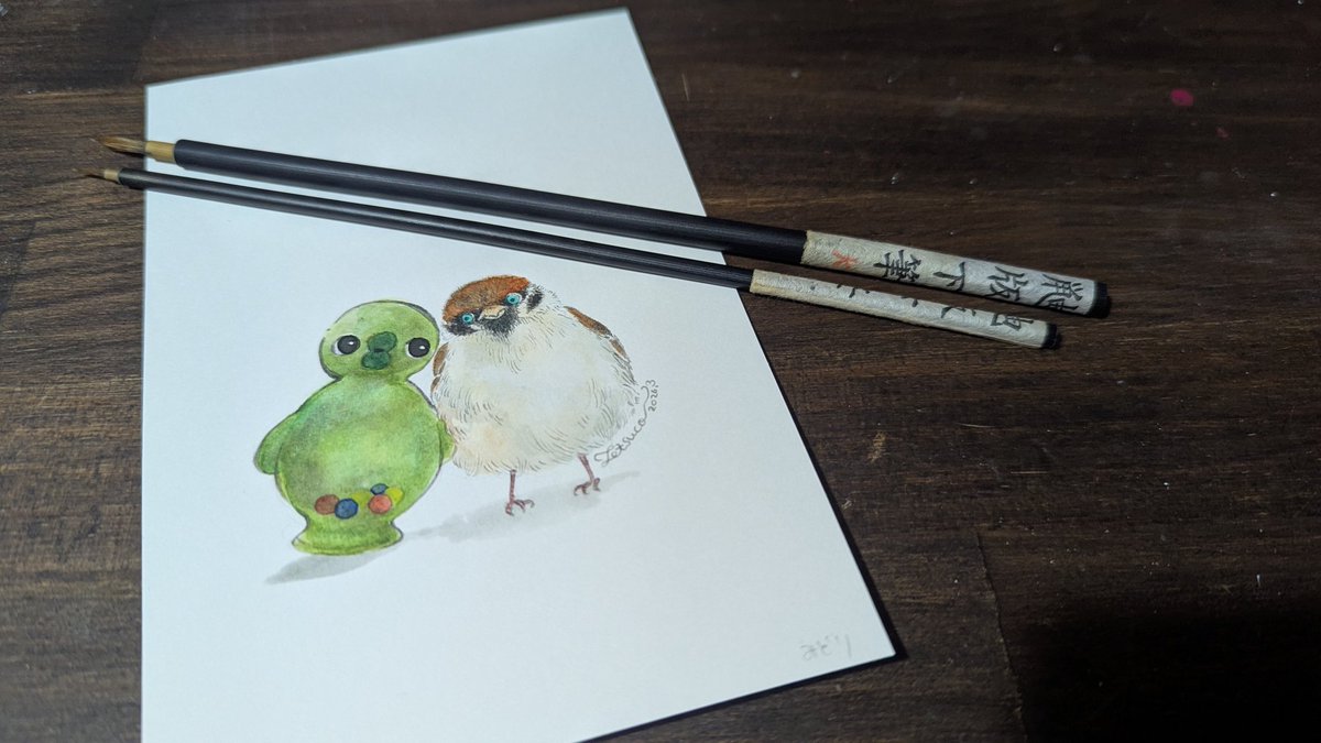 ズッ友のチュン達

あと1枚ぐらいは描いてメルメリィに持っていきたいな〜
もう明後日! 準備しなくては