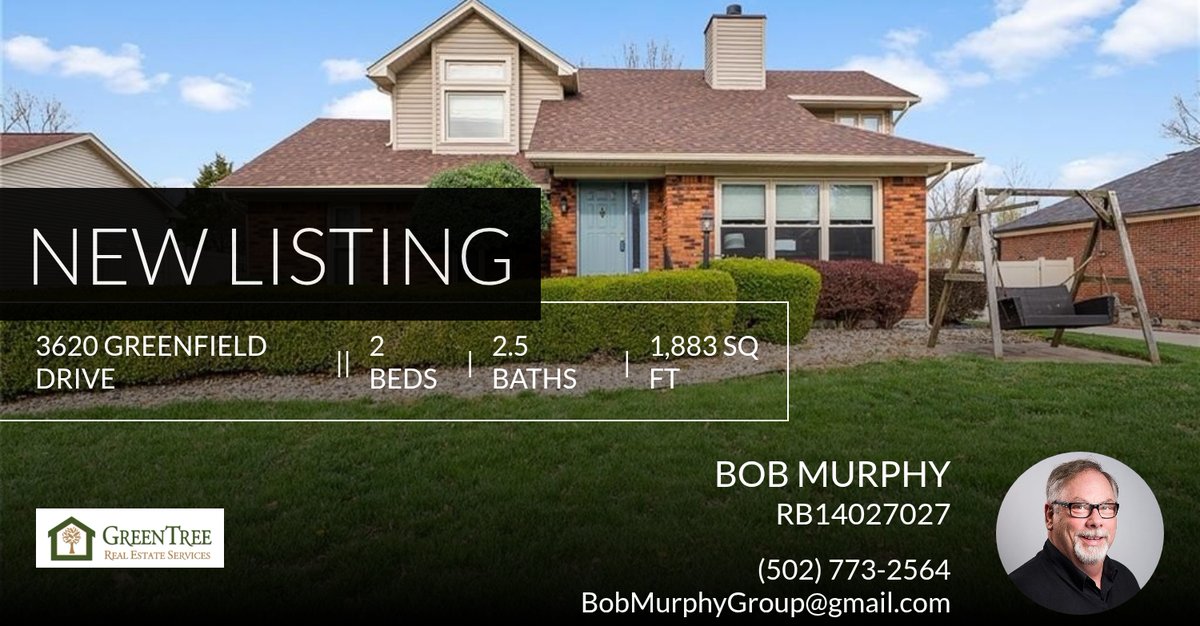 BobMurphyGroup's tweet photo. 📍 New Listing 📍 Take a look at this fantastic new property that just hit the market located at 3620 Greenfield Drive in New Albany. Reach out here or at (502) 773-2564 for more information

Bob Murphy
Your Real Estate Advisor https://t.co/i71UuvWGS8 https://t.co/eg46jNEFYZ