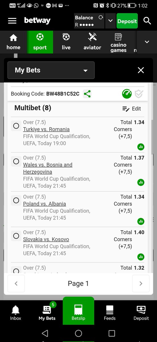Dbanj25's tweet photo. Twerkaaaaaa 🍏. Let us do Over 7.5 Corners 🔄💣🧑‍🍳💰🥳
🤯 8 Game's
📍 Code: BW48B1C52C https://t.co/ZjddsCCDr2