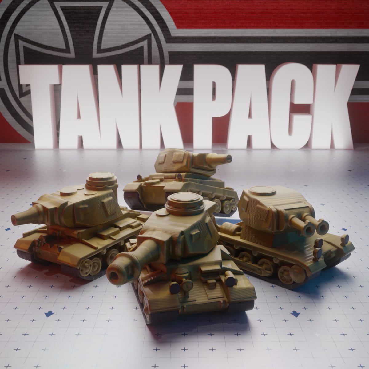 DokZau's tweet photo. Small pack of adorable mini tanks for 3D printing!!

I’m turning historical tanks into chibi-style 3D printable models in Cutl
• Easy to print
• Simple assembly
• Packs of 4 tanks
Check my profile for more 👀

#3Dprinting - #STL - #miniatures - #ww2 - #cute - #easyprint https://t.co/ES2Y3oVKz3