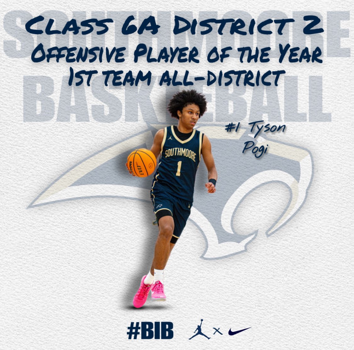 SouthmooreHoops's tweet image. Jr. Tyson Pogi
District 2 - Offensive Player Of the Year
- 1st Team  All District 
#BIB