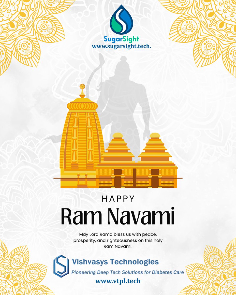 Sugar_Sightapp's tweet photo. Celebrate the strength of Lord Rama this Rama Navami by choosing health and mindful living to conquer your diabetes. Wishing you balanced sugar levels and good health this festive season.

📱 Download Android App: https://t.co/OTlsnnjj4f

🌐 Website: https://t.co/qPrW5wYvCu https://t.co/ZjwyWCH3Az