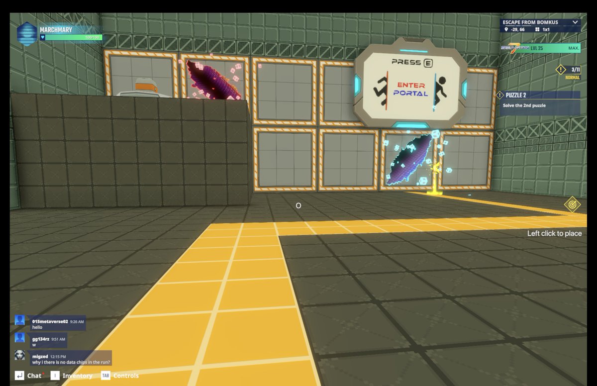 MarynaMarchenko's tweet photo. Found the portal gun in The Sandbox Season 7… can I borrow that? @TheSandboxGame  https://t.co/olxmdrRanG #Season7 https://t.co/J6C2g5B6SP