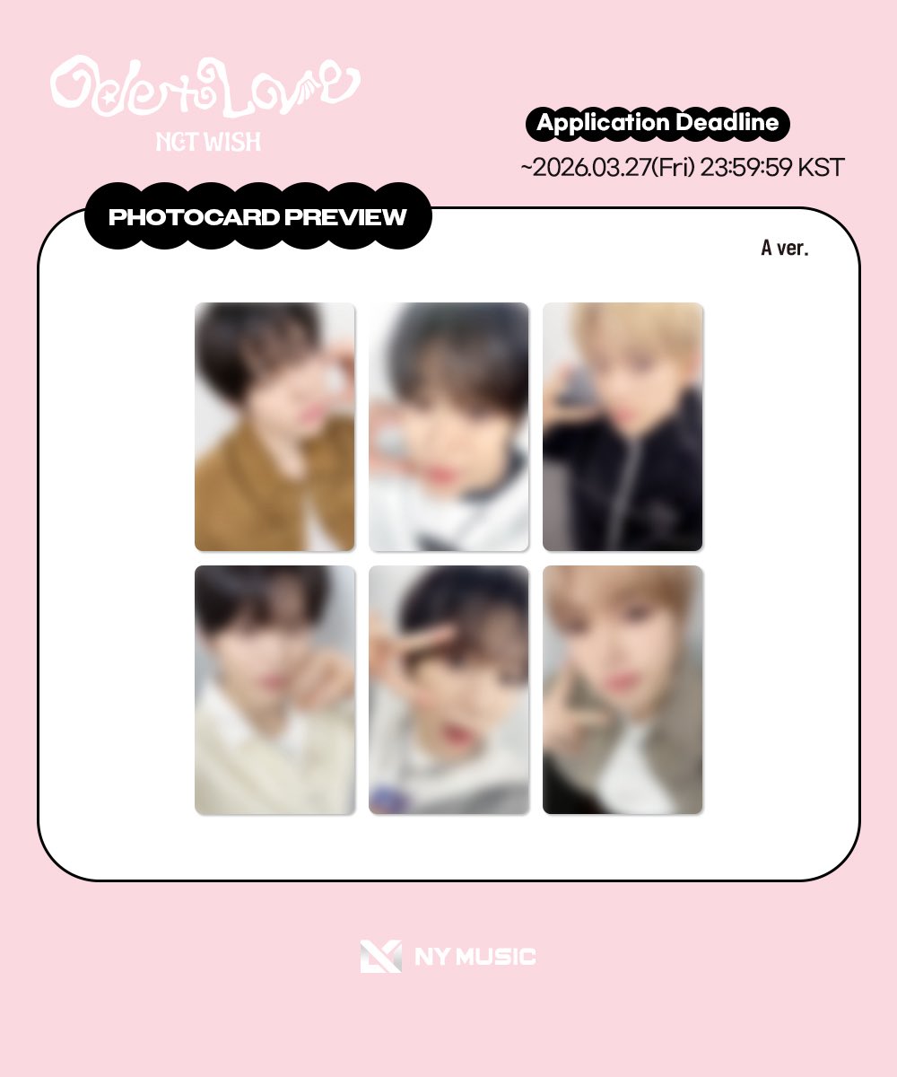 NCT WISH 正規1集 'Ode to Love'💚 NY musicジャカルタ特典 トレカの
