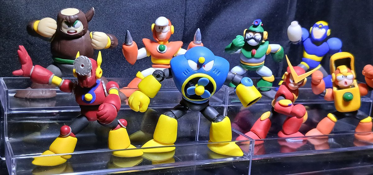 hhaarraauu's tweet photo. 樹脂粘土でロックマン2　ボス https://t.co/PiVTJgYcsL