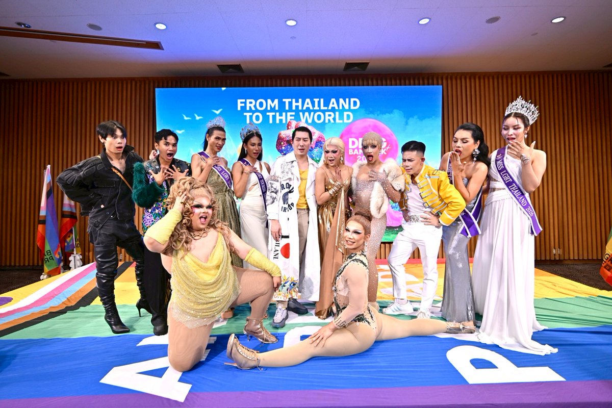 bangkokpride_'s tweet photo. 🏳️‍🌈 รวมภาพบรรยากาศ งานแถลงข่าว "BANGKOK PRIDE FESTIVAL 2026 : PATCH THE WORLD WITH Pride"

จบลงไปอย่างอบอุ่นและทรงพลัง สำหรับงานแถลงข่าว BANGKOK PRIDE FESTIVAL 2026 ที่เพิ่งจัดขึ้น ณ หอศิลปวัฒนธรรมแห่งกรุงเทพมหานคร (BACC) ในวันนี้ ท่ามกลางบรรยากาศที่เต็มไปด้วยความหวังและพลังของการขับเคลื่อนสังคมจากทุกภาคส่วน

☮️ PEACE, PEOPLE, PRIDE 
ในปี 2026 นี้ Bangkok Pride มาในแนวคิดที่ลึกซึ้งกว่าเดิม ภายใต้ธีม “PATCH THE WORLD WITH PRIDE” (ถักทอโลกด้วยความภาคภูมิใจ) เพราะเราเชื่อว่าในโลกที่ยังมีความขัดแย้งและความรุนแรง "สันติภาพ" ที่แท้จริงจะเกิดขึ้นได้ ก็ต่อเมื่อทุกคนสามารถแสดงตัวตนออกมาได้อย่างปลอดภัย และได้รับการยอมรับในฐานะมนุษย์อย่างเท่าเทียม 

🚀 เป้าหมายใหญ่: ปักหมุด Road to Bangkok WorldPride 2030
ปีนี้เป็นปีที่ประเทศไทยกำลังประกาศศักยภาพในฐานะ “Pride Destination Top 10 ของโลก” เพื่อประมูลสิทธิ์เป็นเจ้าภาพงานระดับโลกอย่าง Bangkok WorldPride 2030 ซึ่งถ้าเราทำสำเร็จ กรุงเทพฯ จะกลายเป็นมหานครแห่งความหลากหลายที่คนทั่วโลกต้องหลั่งไหลมาเยือน

🌟 ไฮไลท์เด็ดจากงานแถลงข่าว
- Special Show by Drag Bangkok
- MOU Signing Ceremony: พิธีลงนามความร่วมมือครั้งประวัติศาสตร์ระหว่าง สถาบันเทคโนโลยีพระจอมเกล้าเจ้าคุณทหารลาดกระบัง (สจล.) และ Bangkok Pride เพื่อพัฒนา Pride Digital Platform 
- The Power of Soft Power: การดึงวงหมอลำระดับตำนานอย่าง ระเบียบวาทะศิลป์ และศิลปินแดร็กระดับโลกอย่าง Gawdland มาร่วมสร้างปรากฏการณ์ เพื่อพิสูจน์ว่าวัฒนธรรมไทยกับความหลากหลายคือเรื่องเดียวกัน

บางกอกไพรด์ขอขอบคุณจากใจถึงทุกคนที่มาร่วมสร้างประวัติศาสตร์ด้วยกันในวันนี้ งานนี้จะเกิดขึ้นไม่ได้เลยถ้าขาดพลังสนับสนุนจากพันธมิตรทุกฝ่าย และที่สำคัญที่สุดคือ 'พวกคุณทุกคน' ที่กล้าออกมาเป็นตัวเองอย่างภาคภูมิใจ ขอบคุณที่ช่วยกันทำให้ Bangkok Pride Festival 2026 ไม่ใช่แค่เทศกาล แต่คือบ้านที่ปลอดภัยและเต็มไปด้วยความรักสำหรับเราทุกคน แล้วเจอกันที่

#BANGKOKPRIDEFESTIVAL2026 28-31 มิถุนายน 2569

🗓 รายละเอียดงาน
วันพฤหัสบดีที่ 26 มีนาคม 2026
เวลา: 10:00 น. - 13:00 น.
สถานที่: หอศิลปวัฒนธรรมแห่งกรุงเทพมหานคร (BACC)

🌈 "PATCH THE WORLD WITH PRIDE" Press Conference Recap: Bangkok Pride Festival 2026

The press conference for Bangkok Pride Festival 2026 concluded today at the Bangkok Art and Culture Centre (BACC) with an atmosphere charged with hope and social momentum. This year’s theme emphasizes that true peace is only possible when everyone can safely express their authentic selves.

☮️ Theme: Peace, People, Pride
Under the concept “PATCH THE WORLD WITH PRIDE,” the festival aims to weave a global tapestry of pride. The core belief is that in a world of conflict, "Peace" flourishes when human rights and diversity are embraced equally.

🚀 Road to Bangkok WorldPride 2030
This year marks a strategic milestone as Thailand reinforces its position as a "Top 10 Global Pride Destination." The mission is clear: to bid for the rights to host Bangkok WorldPride 2030, transforming Bangkok into a world-class hub for diversity.

🌟 Event Highlights
- Drag Bangkok Special Show: A high-energy performance showcasing the artistry of the community.
- MOU Signing Ceremony: A historic partnership between King Mongkut's Institute of Technology Ladkrabang (KMITL) and Bangkok Pride to develop a dedicated Pride Digital Platform.
- The Power of Soft Power: A fusion of traditional Thai culture and modern diversity, featuring the legendary Mor Lam troupe Rabiab Watthasilp alongside world-class drag artist Gawdland.

🗓 Save the Date
The official festival will take place from June 28 - 31, 2026. (Note: While June typically has 30 days, the festival spirit extends to the very end of the Pride month celebrations!)

"Bangkok Pride Festival 2026 is more than just a festival; it is a safe home filled with love for everyone."

#BangkokPride2026 #PatchTheWorldWithPride #BangkokWorldPride2030 #BangkokPride #KMITLxBangkokPride #BACC #PEACEPEOPLEPRIDE #EqualityThailand