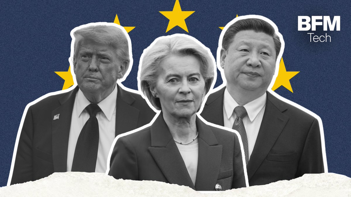 Raphael78Angelo's tweet photo. Entre États-Unis et Chine, l’Europe peut-elle encore éviter la dépendance technologique ❓️🇪🇺

Pour BFM, focus sur la souveraineté numérique : IA, cloud, infrastructures… un défi désormais global.

👉 À lire sur l’app BFMTV &amp; BFM Business : https://t.co/3bFiv1XHo0 https://t.co/SKRvTmITcq