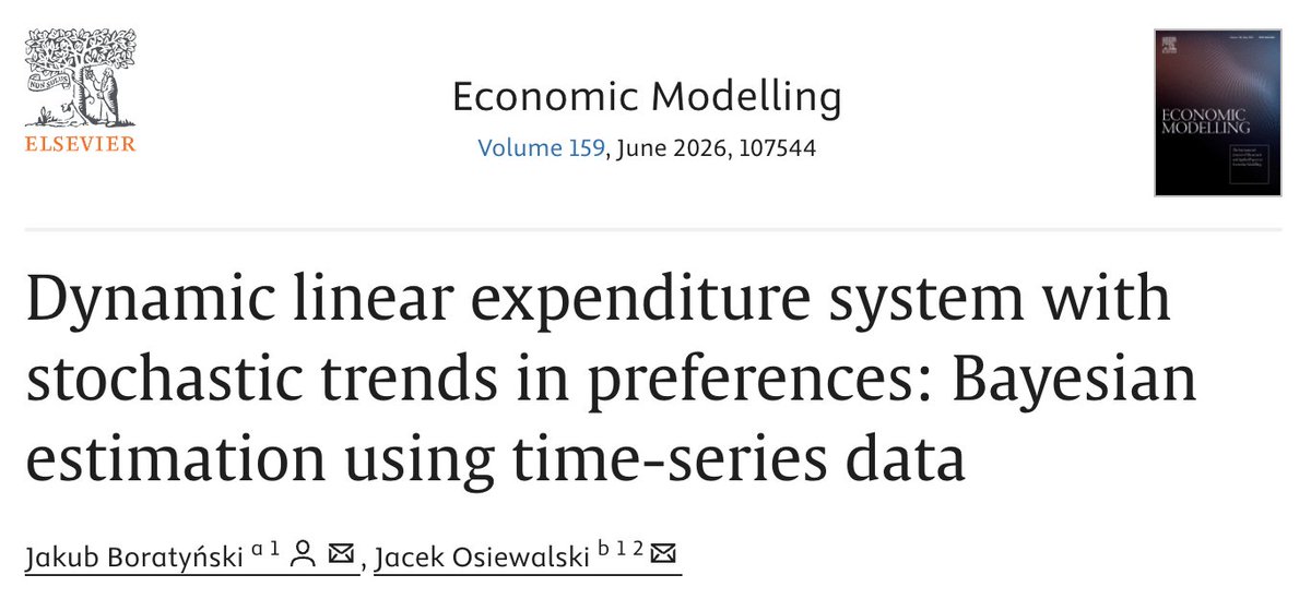 Economic Modelling tweet media