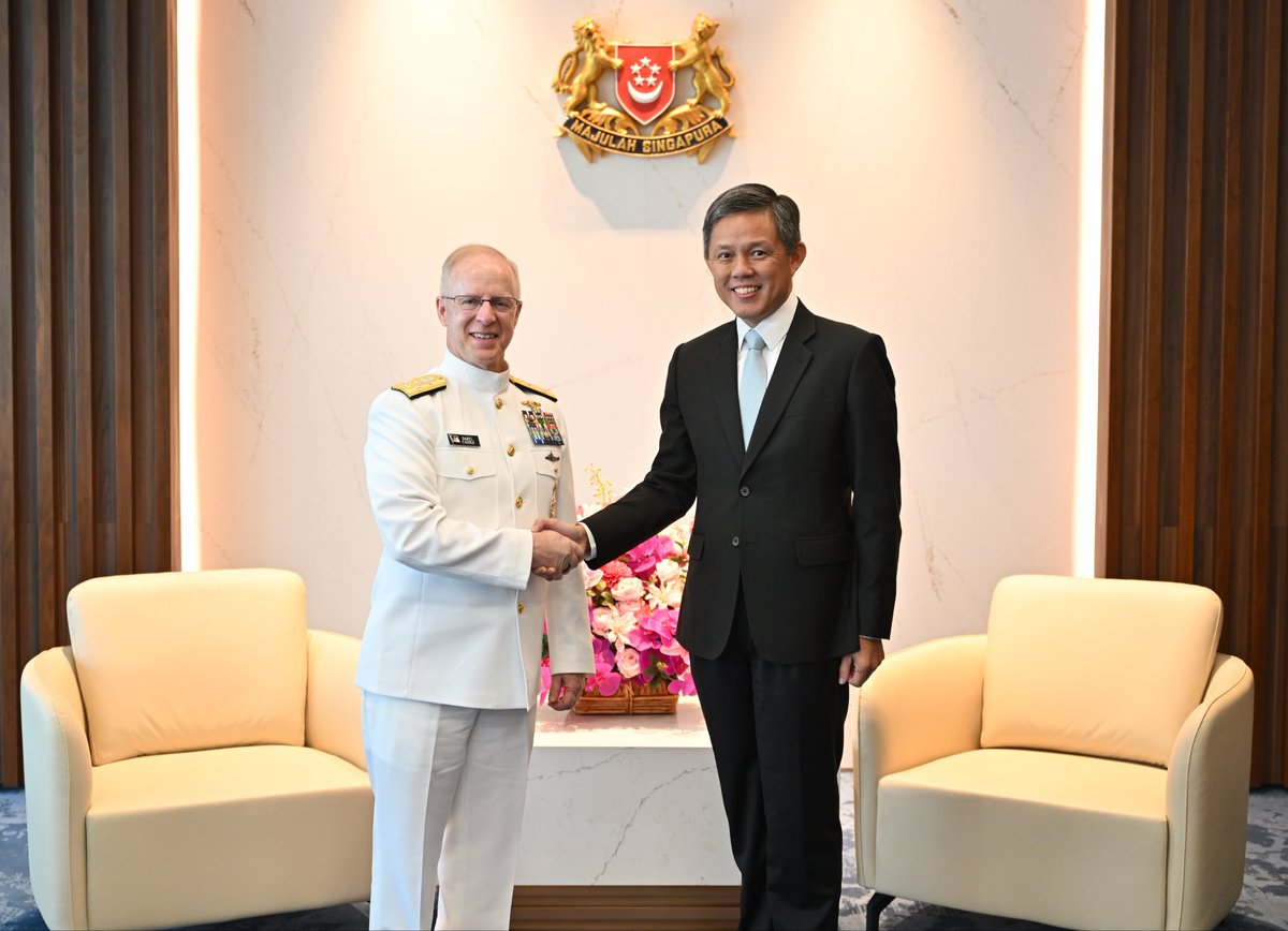 Minister for Defence Singapore tweet media