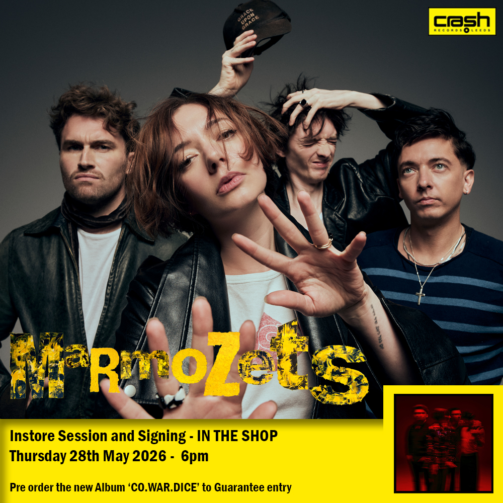 Just Announced <a href="/MARMOZETS/">MARMOZETS</a> will join us for an INSTORE SESSION and signing on Thursday 28th May at 6pm

Pre order a copy of the new album CO.WAR.DICE to gurantee entry

crashrecords.co.uk/products/marmo…