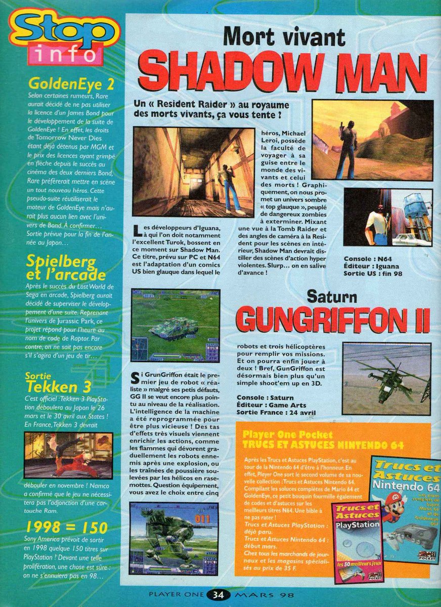 AllmightoFranky's tweet photo. On termine la rubrique consacrée à l'arcade avec l'excellent #RivalSchool de #Capcom,puis une page de "Stop info" qui s'était perdue!Et la rubrique "Over the world" avec l'excellent #Xenogear sur #Playstation!!: 3/5 https://t.co/iHar09F98F