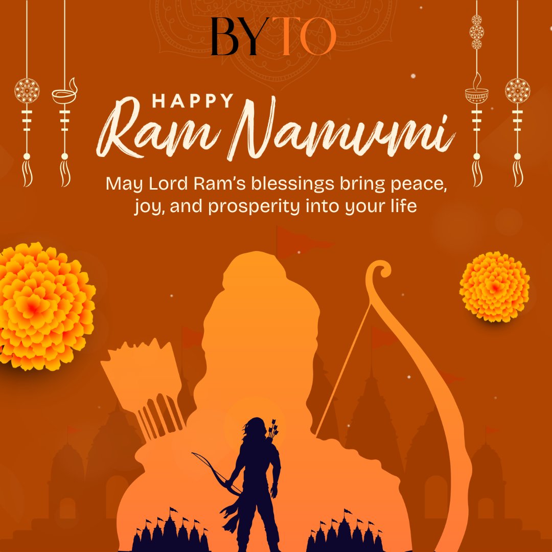 byto_official's tweet image. On this auspicious occasion of Ram Navami, may the ideals of Lord Rama guide us towards strength, righteousness, and integrity.

At BYTO, we continue to move forward with commitment, trust, and purpose — delivering more than just goods, but reliability.

#RamNavami #BYTO #India