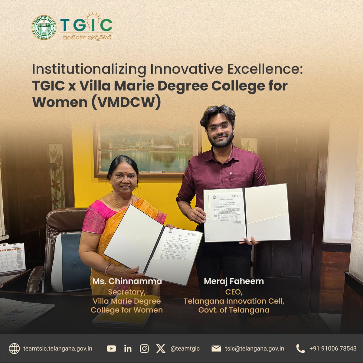 Telangana Innovation Cell, Govt. of Telangana tweet media