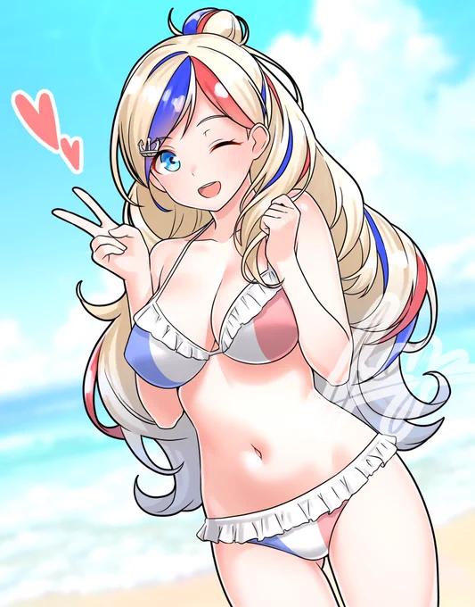 ビキニなコマちゃん(◜ᴗ◝ ) #艦これ