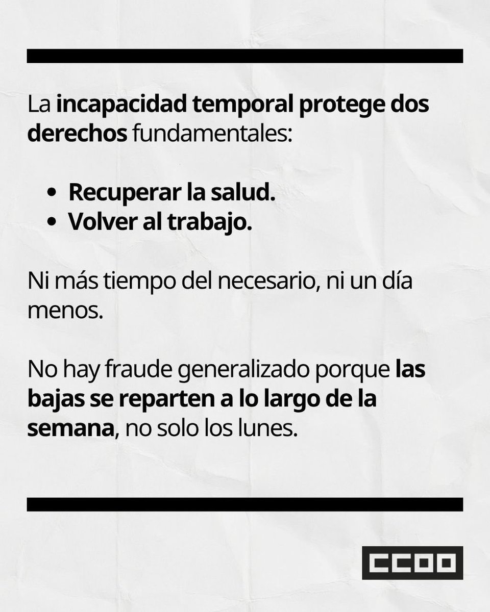 Comisiones Obreras tweet media