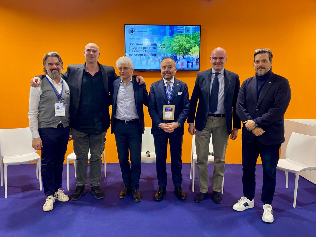 GBCItalia's tweet image. Si è svolto ieri a @mcexpocomfort lo speech di condivisione di saperi e visione per la #salubrità e il #comfort #indoor
@AsaCapaccioli
@ESGWorkshop
@Aless_Miani
@ClivetSpA
|
Sul tema #qualità #ambientale #interna GBC Italia ha aperto le adesioni al Gruppo di Lavoro "Indoor