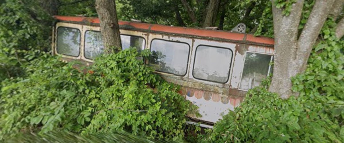 トヨタライトバス？の草ヒロ
特徴的な色なので幼稚園バスだったのかもしれません。外気導入口のような穴とベンチレーターのファンも見えます。草ヒロ超密集地帯にありましたがこの地域の主のように感じました...自分が知らないだけで有名な個体だと思います。
#草ヒロ #廃バス #トヨタライトバス