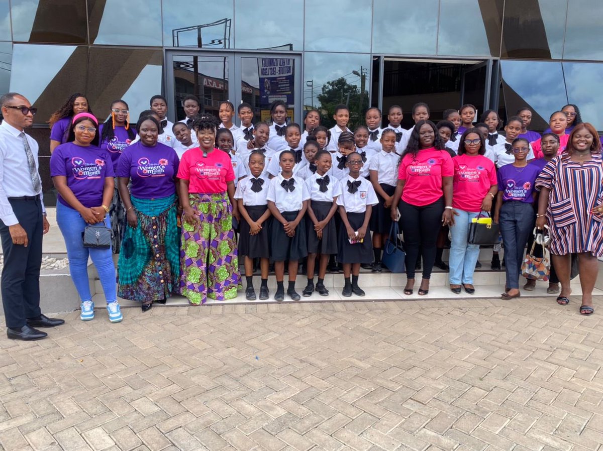 Official_GMA's tweet photo. As part of our International Women’s Month activities, we visited Accra STEM Academy to engage, inspire and educate the next generation of young women. We enjoyed our morning with the girls and look forward to other opportunities to collaborate with the school.

#IWD #iwd2026 https://t.co/sxHHBjCnfg
