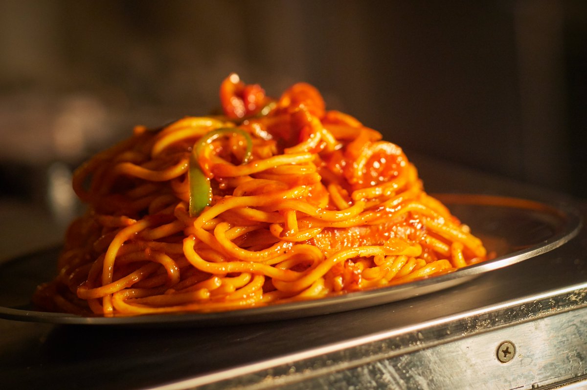 napopancho's tweet photo. ナポリタンができるまで🍝

（明日の #パンチョの日 にナポリタン食べたくな～れ） https://t.co/23dtmJCZkA