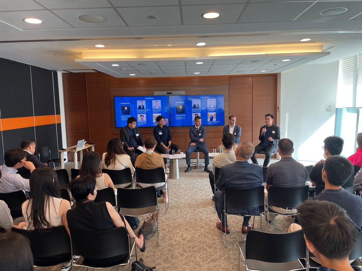 AccessSg's tweet photo. Great discussion at “Tokenisation of Capital Market Products: Rebuilding the Rails.”

Part of the ACCESS Digital Asset Management Subcommittee (ADAMS) initiative exploring how tokenisation is reshaping capital markets.

#Tokenisation #DigitalAssets #CapitalMarkets #web3‌‌ https://t.co/FEVswgayZi