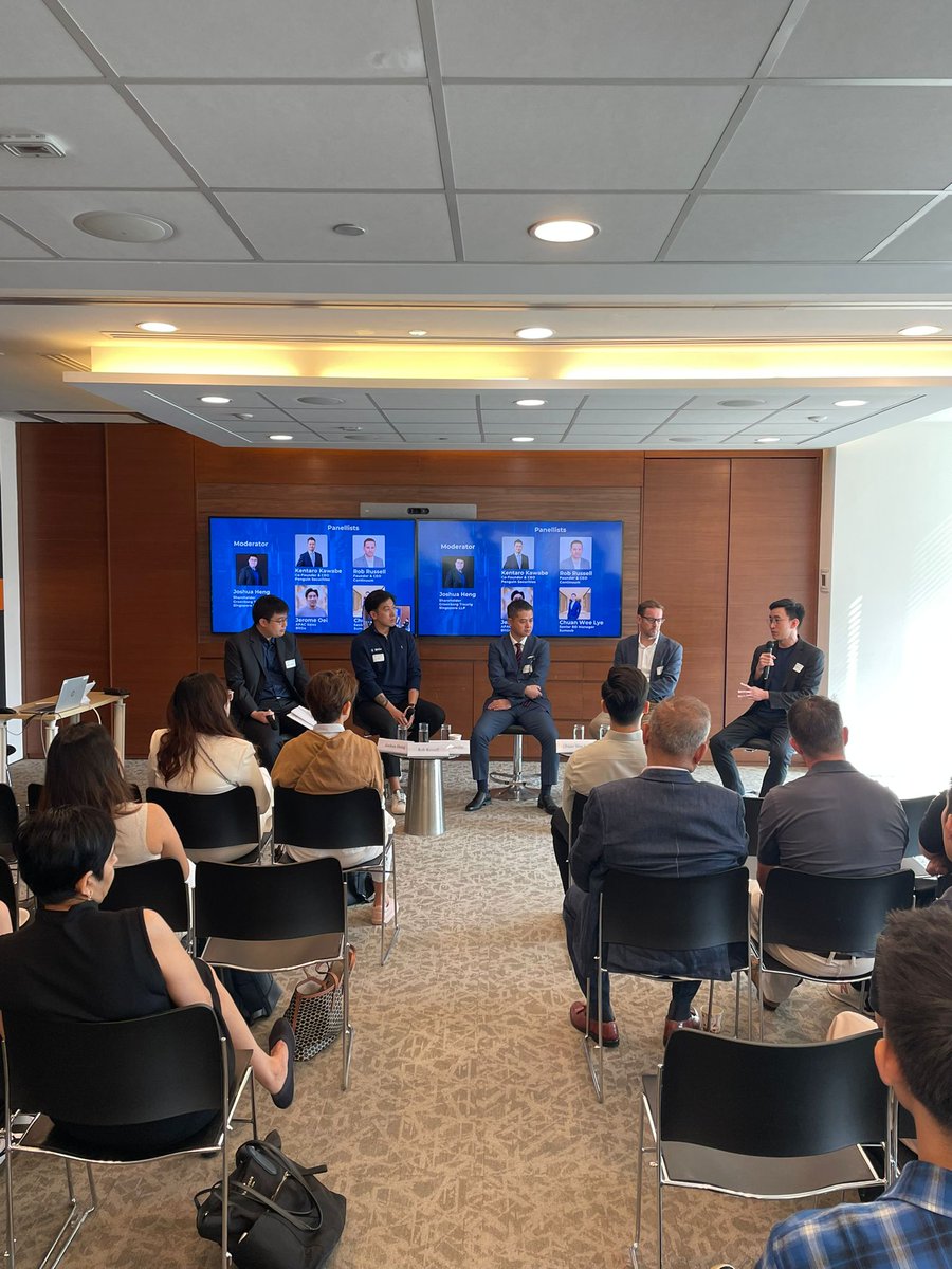 AccessSg's tweet photo. Great discussion at “Tokenisation of Capital Market Products: Rebuilding the Rails.”

Part of the ACCESS Digital Asset Management Subcommittee (ADAMS) initiative exploring how tokenisation is reshaping capital markets.

#Tokenisation #DigitalAssets #CapitalMarkets #web3‌‌ https://t.co/FEVswgayZi