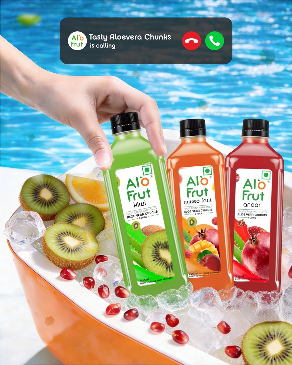 Summer’s calling…

and AloFrut answered with extra chill. 🥭❄️

#AloFrut #SummerVsAloFrut #ChillSipRepeat #FruitfulSips #StayCool #DrinkAloFrut #SummersCalling #TastyAloeveraChunks

[AloFrut, Aloevera Chunks, Real Aloevera, Refreshing]