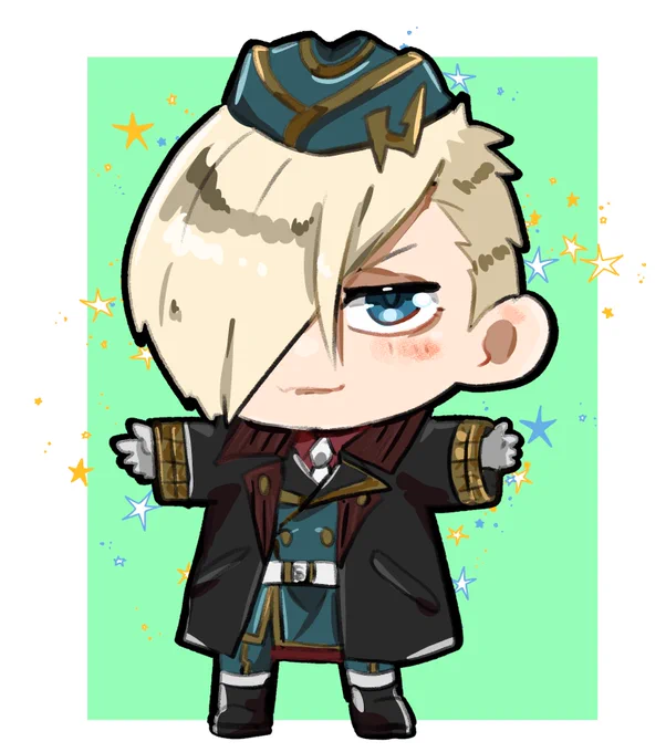96枚目!描くやつ!延長戦(鍵からいいねしてくれた方が連絡くれました エドくんがいいとのことでエドくんです 総帥コス描いてなかったから総帥ねどやっ