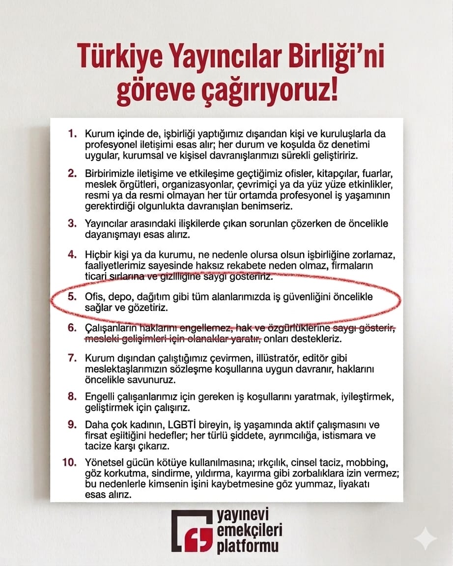 Yayınevi Emekçileri Platformu tweet media