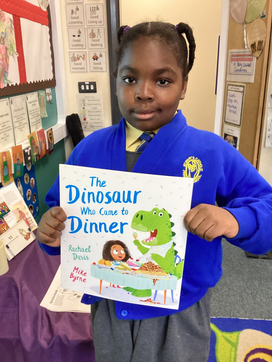 StMaryB17's tweet image. Well done, Nandi, for winning the reading competition in #Y2 #English.