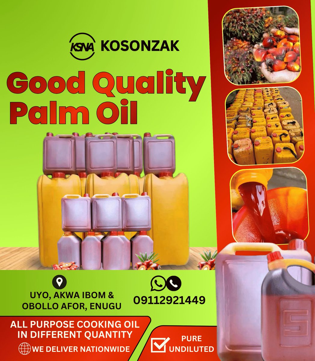 Indaboski104's tweet photo. Well I sell palm oil in large quantities and I waybill to any state as long as it’s in Nigeria https://t.co/kgynbCRs63