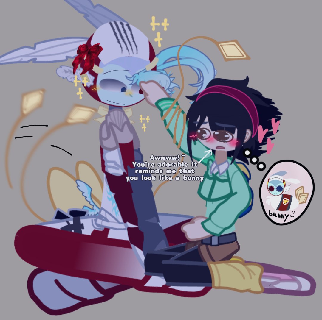 Rogeruzko's tweet photo. Petting with a bunny species robot🐇🤖

Roger &amp; Fei Fei

(NOT A SHIP)

#spacerangerroger #overthemoon #crossover #gachalife2 #edit #ibispaint https://t.co/ursWix0SxR