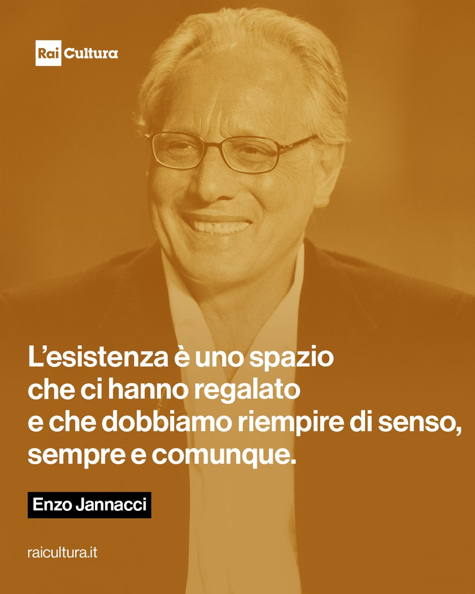"L’esistenza è uno spazio che ci hanno regalato e che dobbiamo riempire di senso, sempre e comunque."
Il #29marzo 2013 ci lasciava il grande Enzo Jannacci.