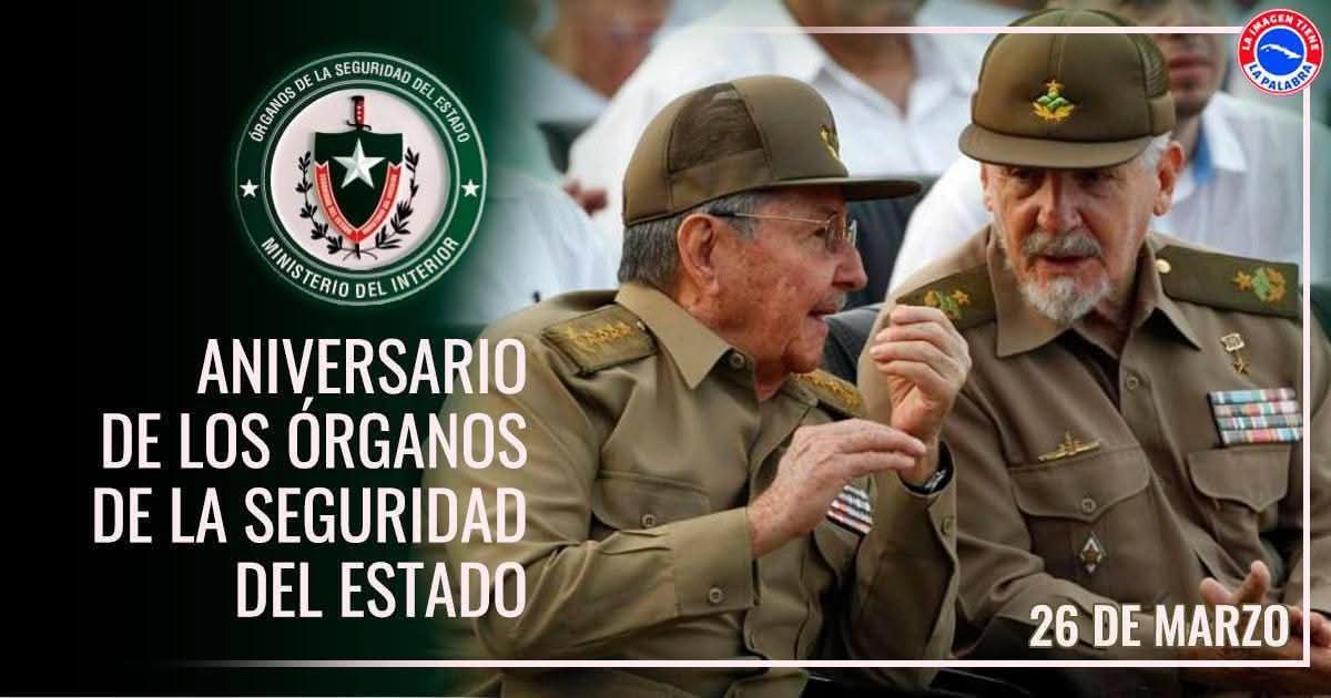 En silencio ha tenido que ser...Muchas felicidades a todos los miembros de este órgano de seguridad q ha defendido a la Revolución a lo largo de su historia.
#CubaEstáFirme