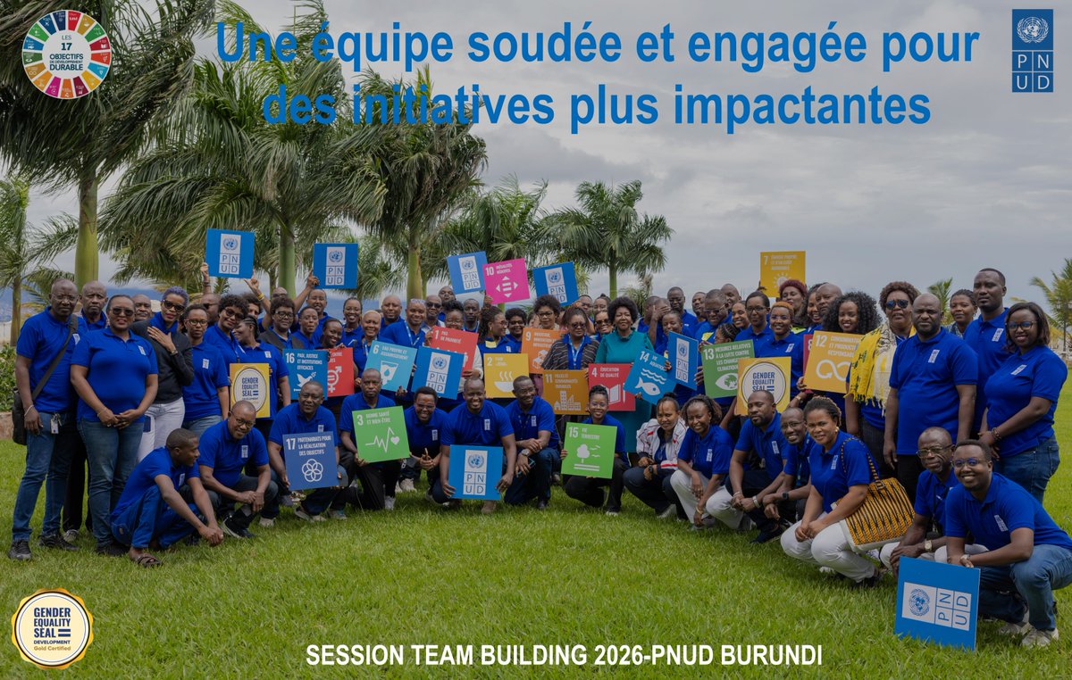 PNUDBurundi's tweet image. Session #teamBuidling #staff #PNUD #Burundi: 
Une équipe soudée et engagée pour des initiatives à fort impact. #ImpactEngagement''