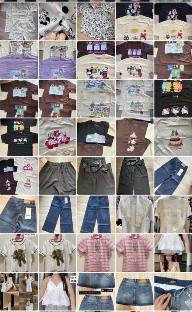 เสื้อผ้ามือ1/2 สภาพดี ราคาน่ารัก 💌 tweet media