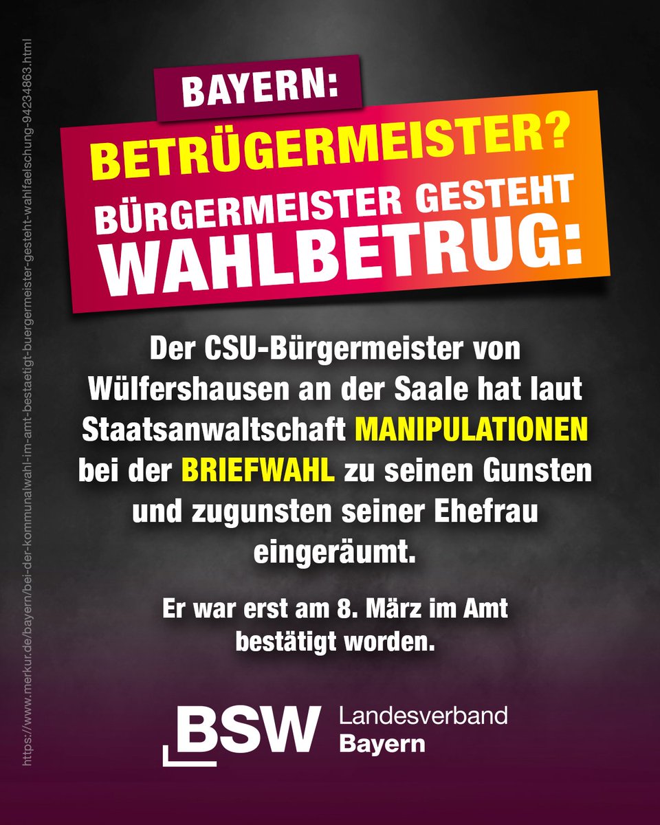 BSW Bayern tweet media