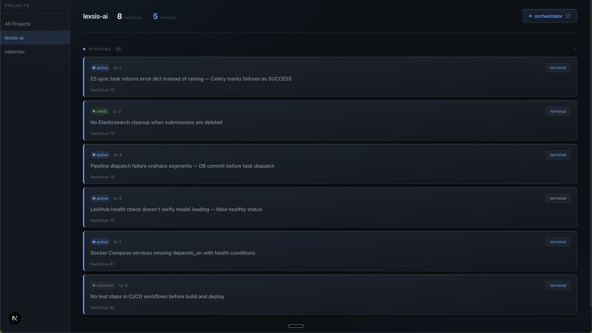 I just hired a few software devs to work for free 
cc - <a href="/aoagents/">Agent Orchestrator</a>