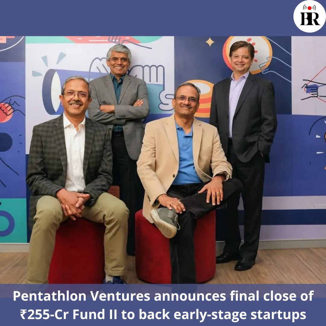 businessreviewL's tweet image. Pentathlon Ventures announces final close of ₹255-Cr Fund II to back early-stage startups

Read more :- buff.ly/Lo1YqSs

#AIVentures #B2BTech #IndiaStartups #StartupFunding #TechInvesting