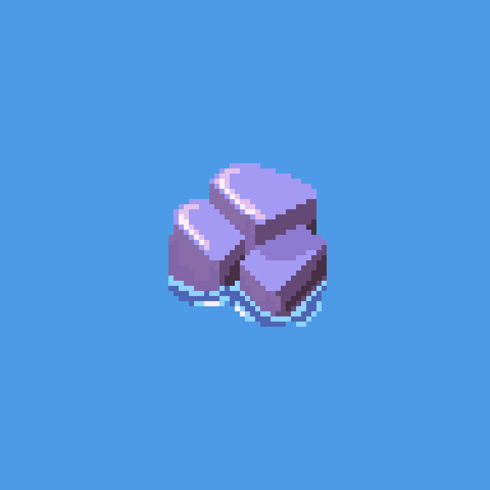 PixCorgi's tweet photo. A quiet rock 🪨🌊

#pixelart #ドット絵 #weeklypixels https://t.co/3auZkVqeVs