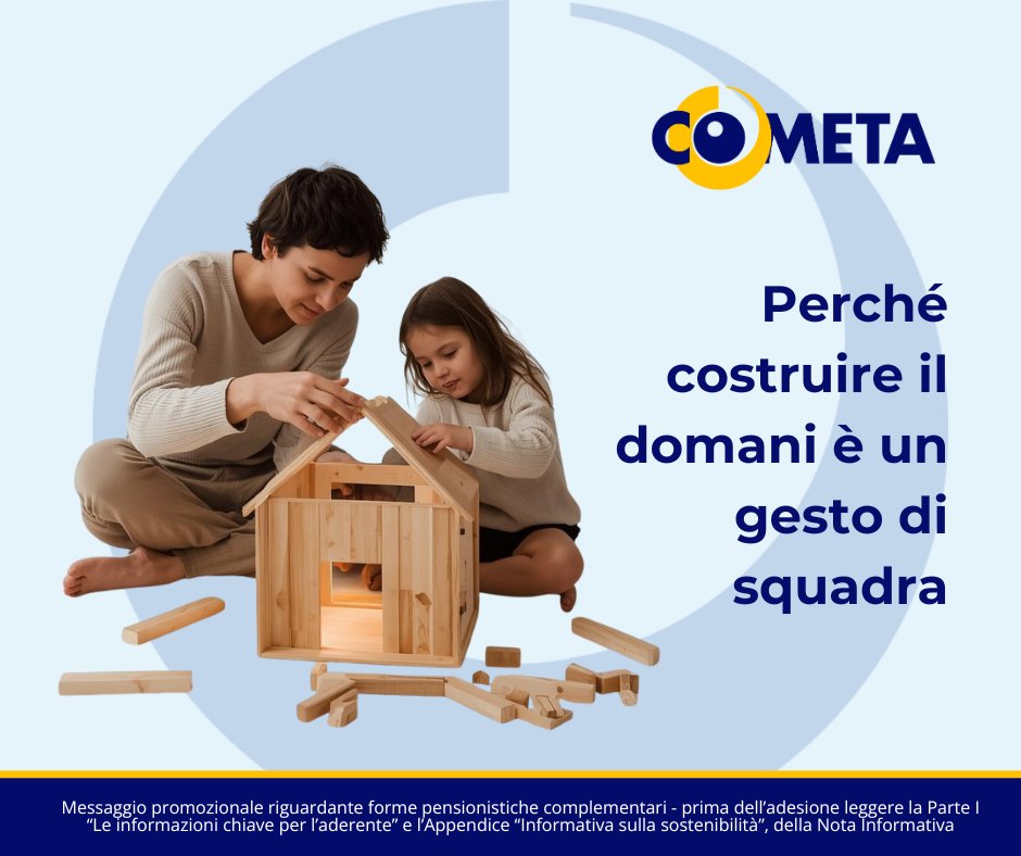 🏡 Il domani è come una casa: si costruisce un passo alla volta, con impegno, con fiducia, con il valore di ogni piccolo gesto. Ma non si costruisce da soli.
👉 Questo è il ruolo di #FondoCometa: esserci per te, passo dopo passo!
🔗 bit.ly/4nXpFry
#Risparmio #Pensione
