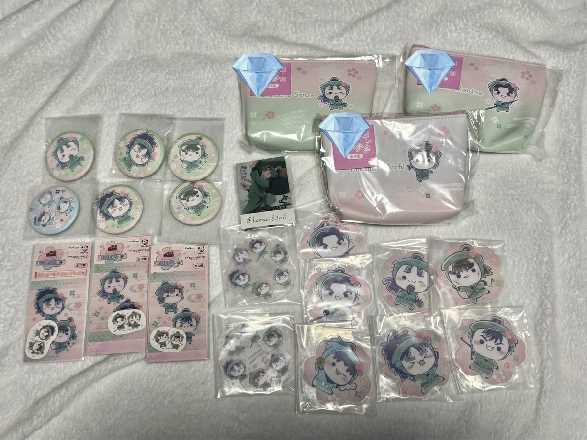 komari6306's tweet photo. 忍たま　交換　フリューくじ　桜もちぴこ

【譲】
  ◆画像参照 2枚

【求】
・アクリルスタンド   善法寺
・缶バッジ  善法寺
・定価＋送料

条件は⬇️ https://t.co/dFibUGpGNI