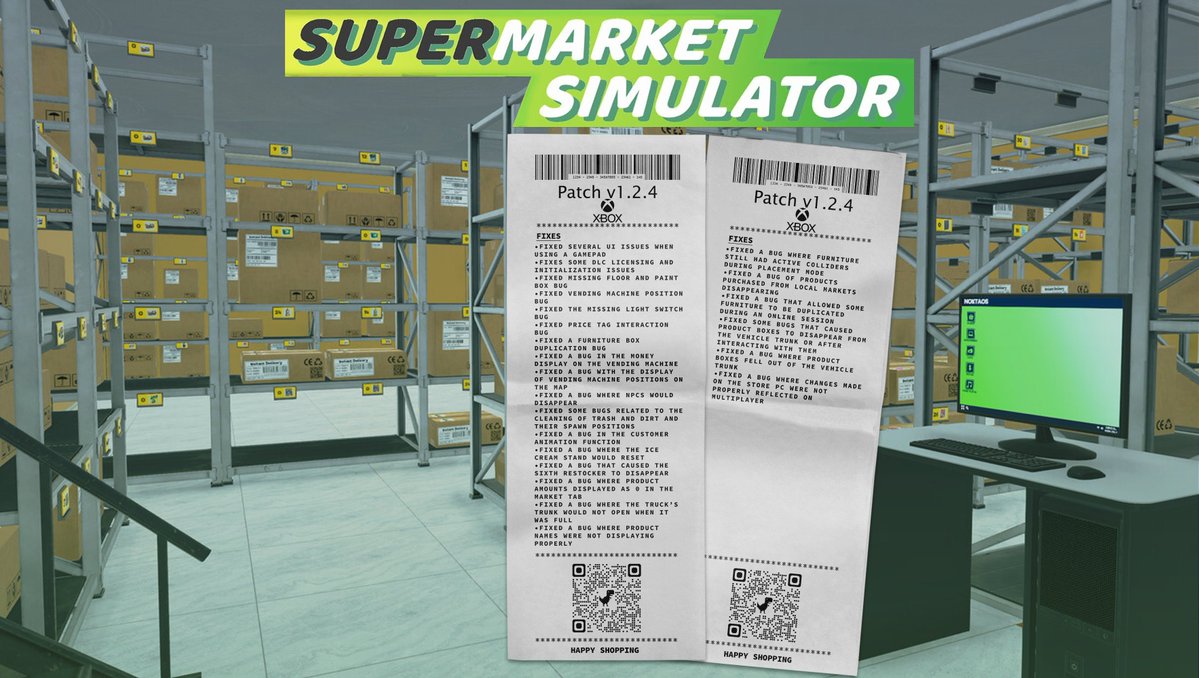 Supermarket Simulator 🛒 tweet media