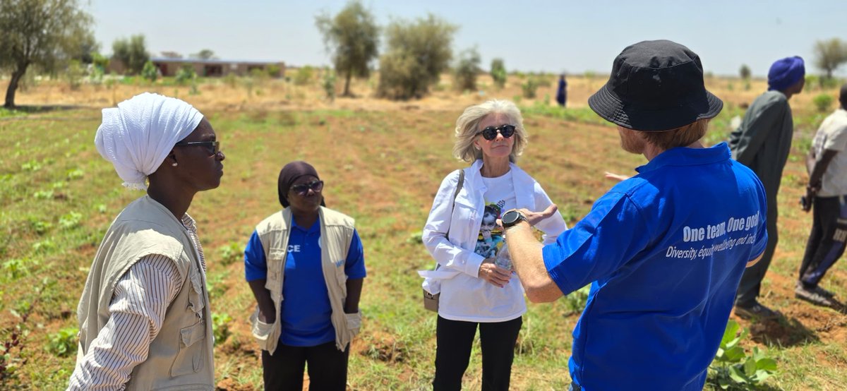 WFP_Senegal's tweet image. Happening now in #Matam 🇸🇳: welcoming our WFP USA colleagues 🇺🇸 alongside communities.
Together, we raise a shared call: stepping up efforts for food security. Thank you @WFPUSA🤝