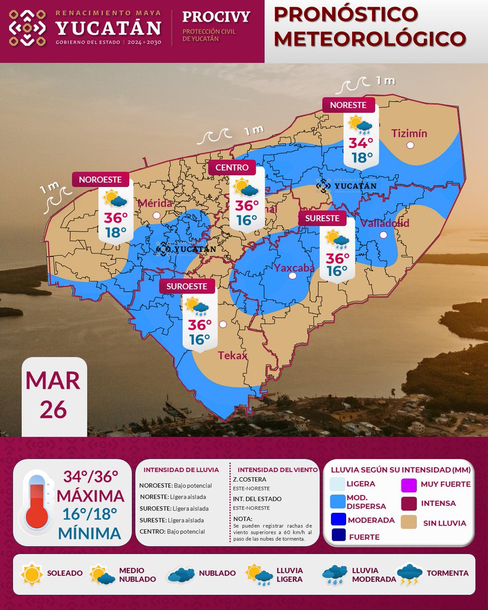 Protección Civil Yucatán tweet media